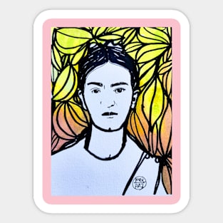 La Frida Sticker